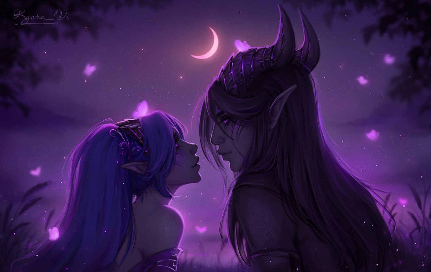 Kyara and Vinseres. Original demon characters